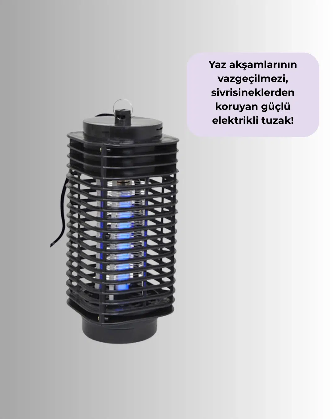 Çevre Dostu Elektrikli Sivrisinek Öldürücü Lamba – 50m² Etki Alanı Çevre Dostu Elektrikli Sivrisinek Öldürücü Lamba – 50m² Etki Alanı