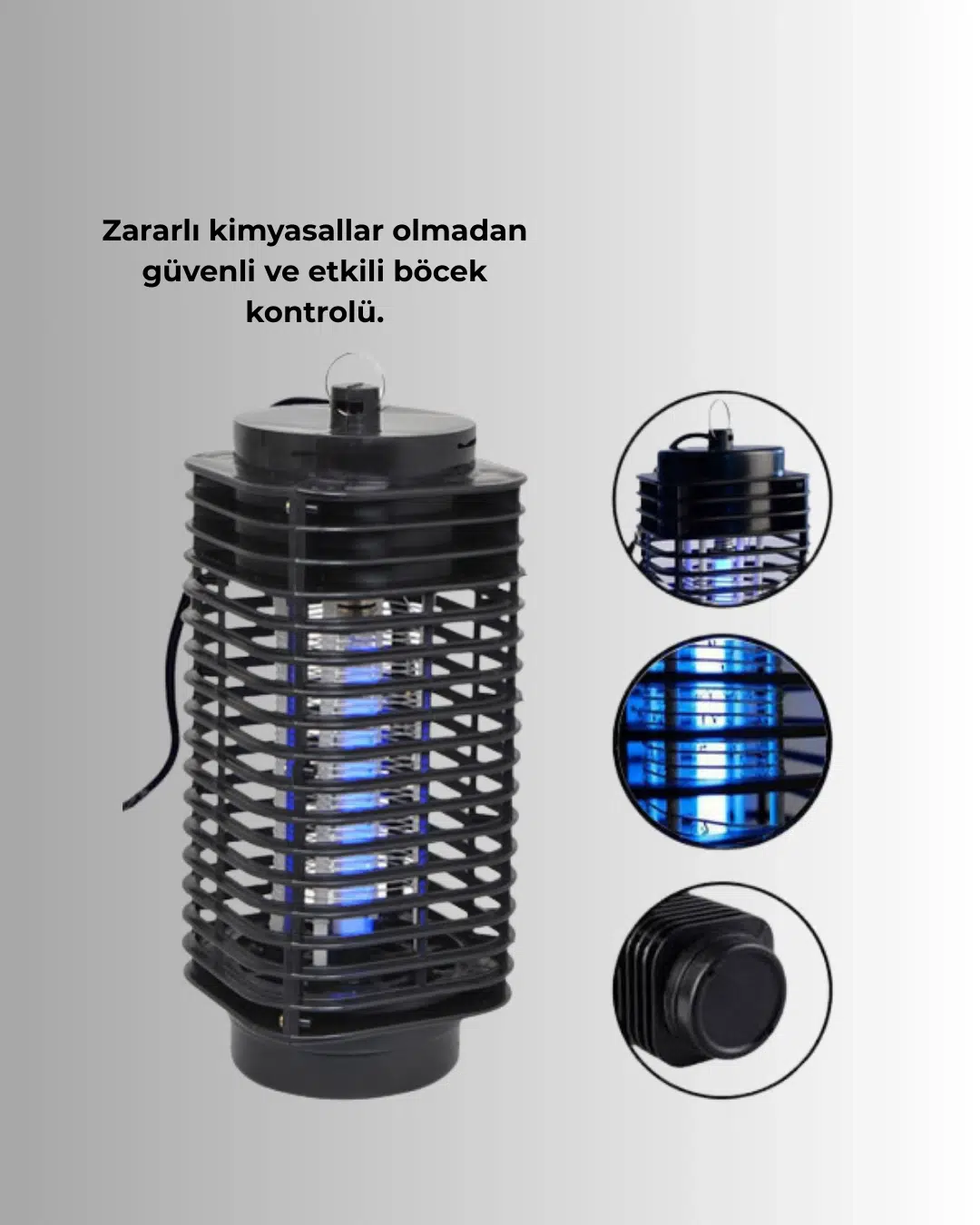 Çevre Dostu Elektrikli Sivrisinek Öldürücü Lamba – 50m² Etki Alanı Çevre Dostu Elektrikli Sivrisinek Öldürücü Lamba – 50m² Etki Alanı