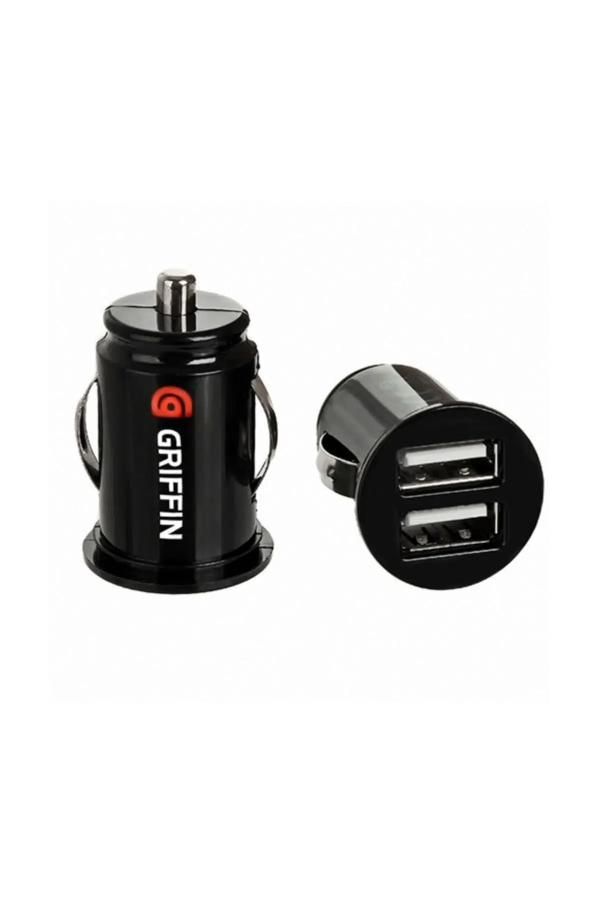 Çift Usb Girişli Mini Araç Şarj Başlık Siyah