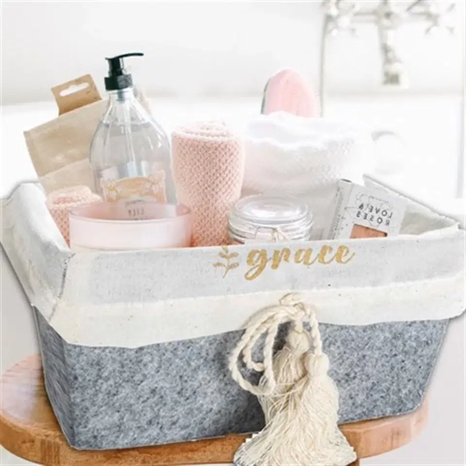 Çok Amaçlı Saklama Organizer Kutu Kare Keçe Sepet (mini) - 03433 Çok Amaçlı Saklama Organizer Kutu Kare Keçe Sepet (mini) - 03433