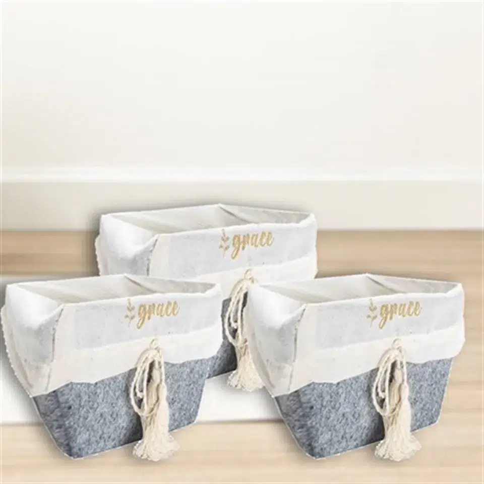 Çok Amaçlı Saklama Organizer Kutu Kare Keçe Sepet (mini) - 03433 Çok Amaçlı Saklama Organizer Kutu Kare Keçe Sepet (mini) - 03433