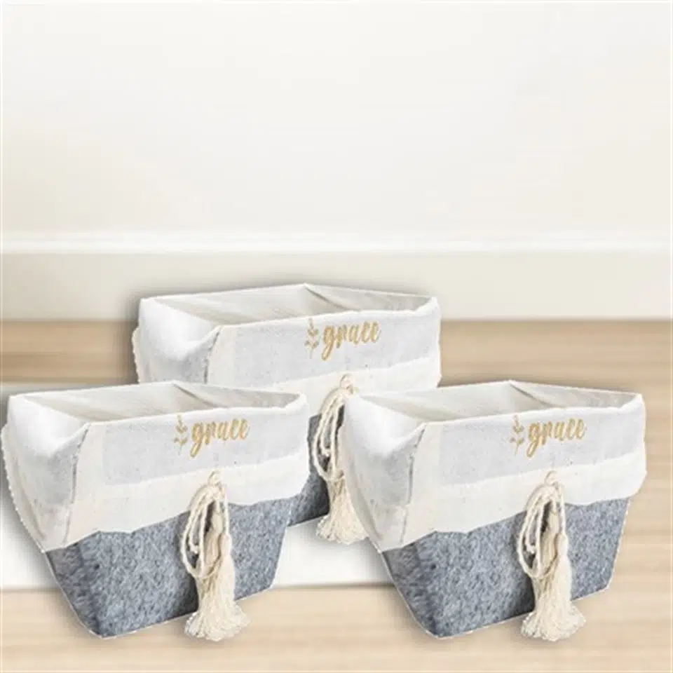 Çok Amaçlı Saklama Organizer Kutu Kare Keçe Sepet (mini) - 03433 Çok Amaçlı Saklama Organizer Kutu Kare Keçe Sepet (mini) - 03433