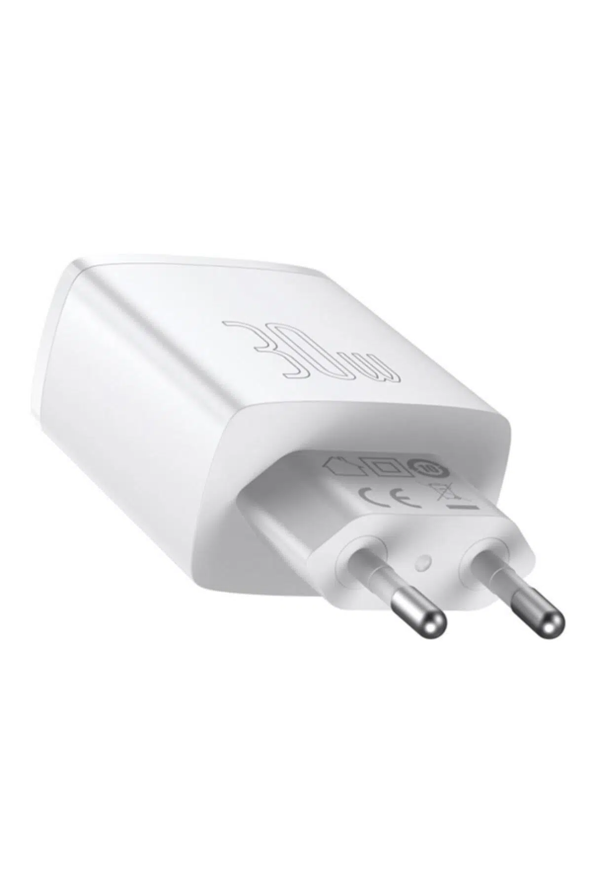 Compact 30w 2 Usb + Type-c Çıkışlı Hızlı Şarj Başlığı Beyaz Compact 30w 2 Usb + Type-c Çıkışlı Hızlı Şarj Başlığı Beyaz