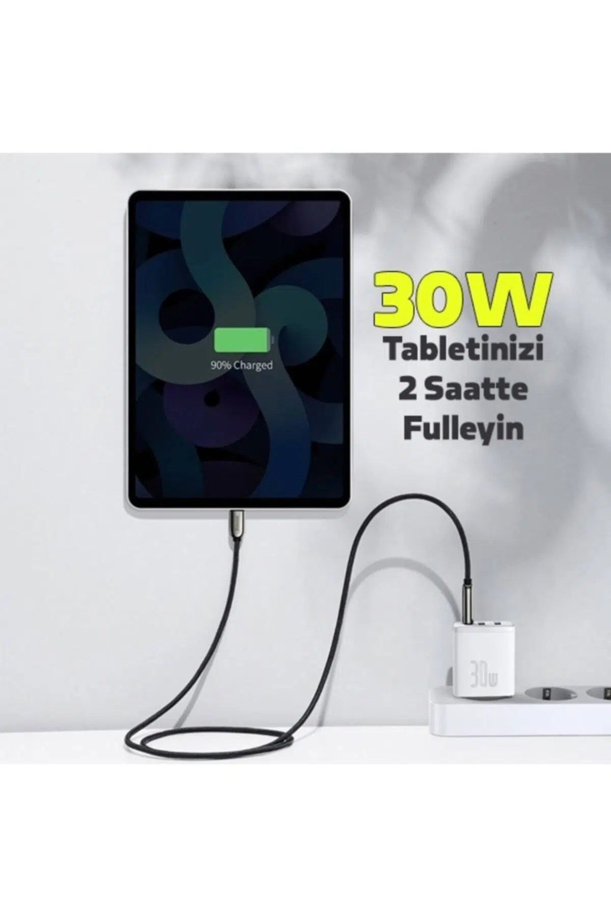 Compact 30w 2 Usb + Type-c Çıkışlı Hızlı Şarj Başlığı Beyaz Compact 30w 2 Usb + Type-c Çıkışlı Hızlı Şarj Başlığı Beyaz