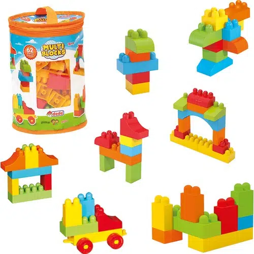 Dede Multi Blocks 62 Parça Blok Puzzle Oyuncak