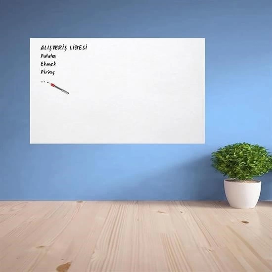 Ders Çalışma Yazı Tahtası Manyetik Duvar Stickerı 100x60 Cm Ders Çalışma Yazı Tahtası Manyetik Duvar Stickerı 100x60 Cm