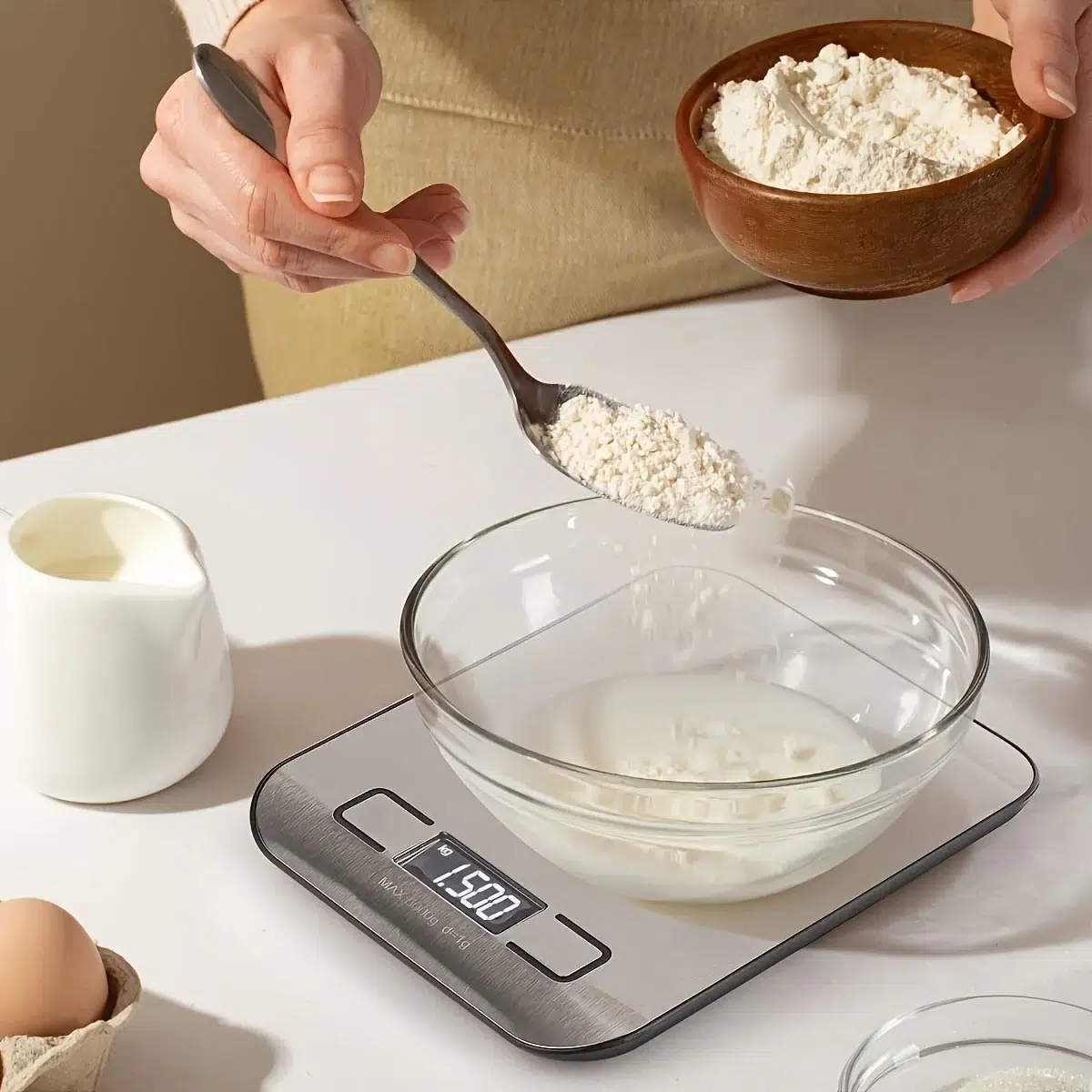 Dijital Mutfak Terazisi Paslanmaz Çelik Elektronik Lcd Ağırlık 5 Kg Ölçeklii Pişirme Ölçü Aleti Dijital Mutfak Terazisi Paslanmaz Çelik Elektronik Lcd Ağırlık 5 Kg Ölçeklii Pişirme Ölçü Aleti