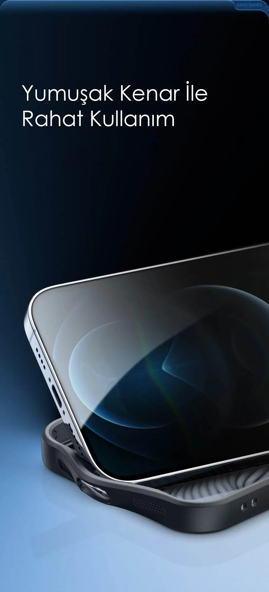 Dux Ducis iPhone 12 Pro Aimo Series Premium Buzlu Sert PC-TPU Kılıf Dux Ducis iPhone 12 Pro Aimo Series Premium Buzlu Sert PC-TPU Kılıf