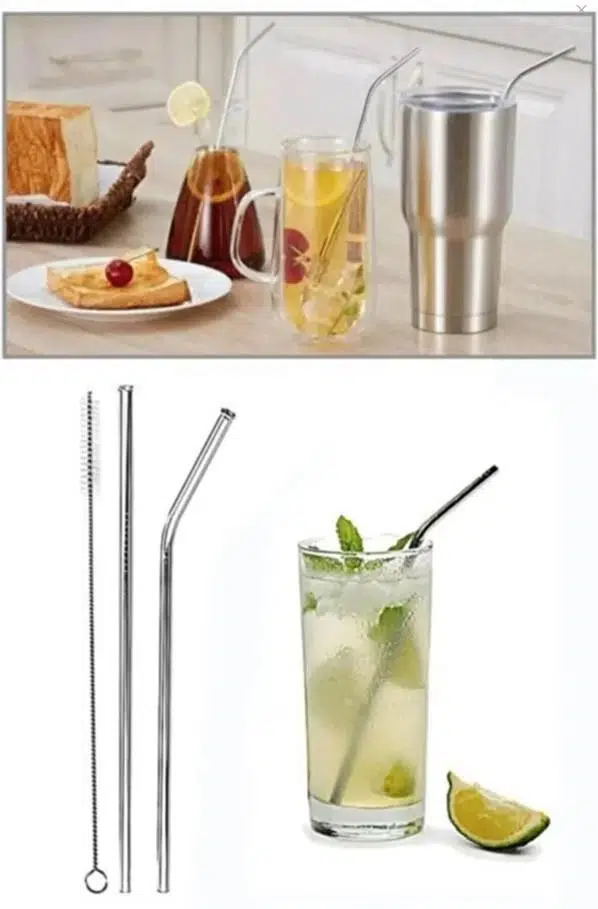 Sepetinegelsin Ekstra Uzun Paslanmaz Çelik Pipet Seti – 3 Parça (Eğri + Düz + Fırça) Sepetinegelsin Ekstra Uzun Paslanmaz Çelik Pipet Seti – 3 Parça (Eğri + Düz + Fırça)