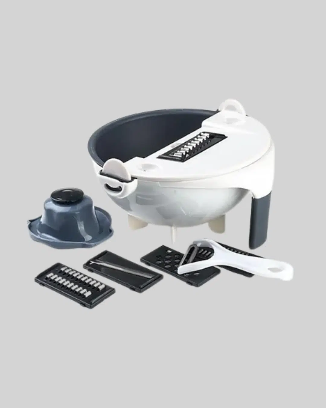 Ergonomik Sebze Rendeleyici Ve Süzgeç Hazneli Dilimleyici Ergonomik Sebze Rendeleyici Ve Süzgeç Hazneli Dilimleyici