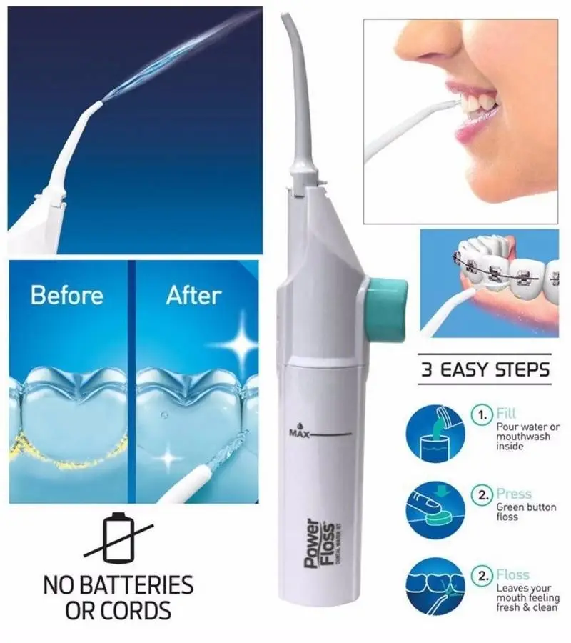 Ergonomik Tasarım Power Floss Mekanik Diş Ve Ağız Temizleme Aleti Ergonomik Tasarım Power Floss Mekanik Diş Ve Ağız Temizleme Aleti