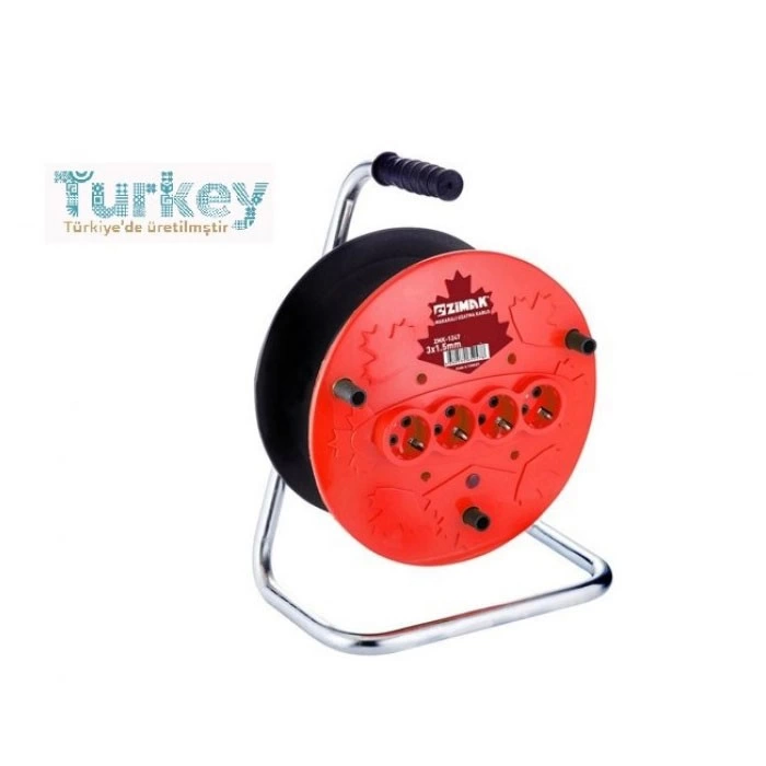Extra 4lü Elektrik Seyyar Makaralı Uzatma Kablo 50 Metre Taşınabilir Extra 4lü Elektrik Seyyar Makaralı Uzatma Kablo 50 Metre Taşınabilir
