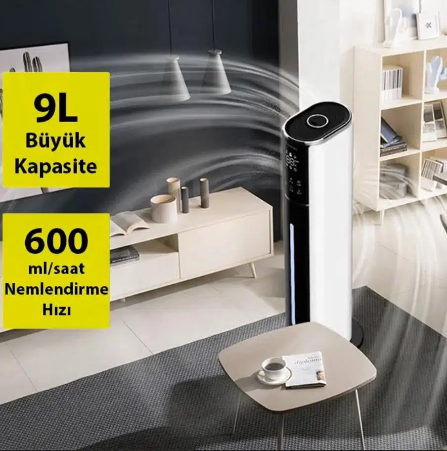 EZERE AquaPure MNS-A09 Ultrasonik Hava Nemlendirici EZERE AquaPure MNS-A09 Ultrasonik Hava Nemlendirici