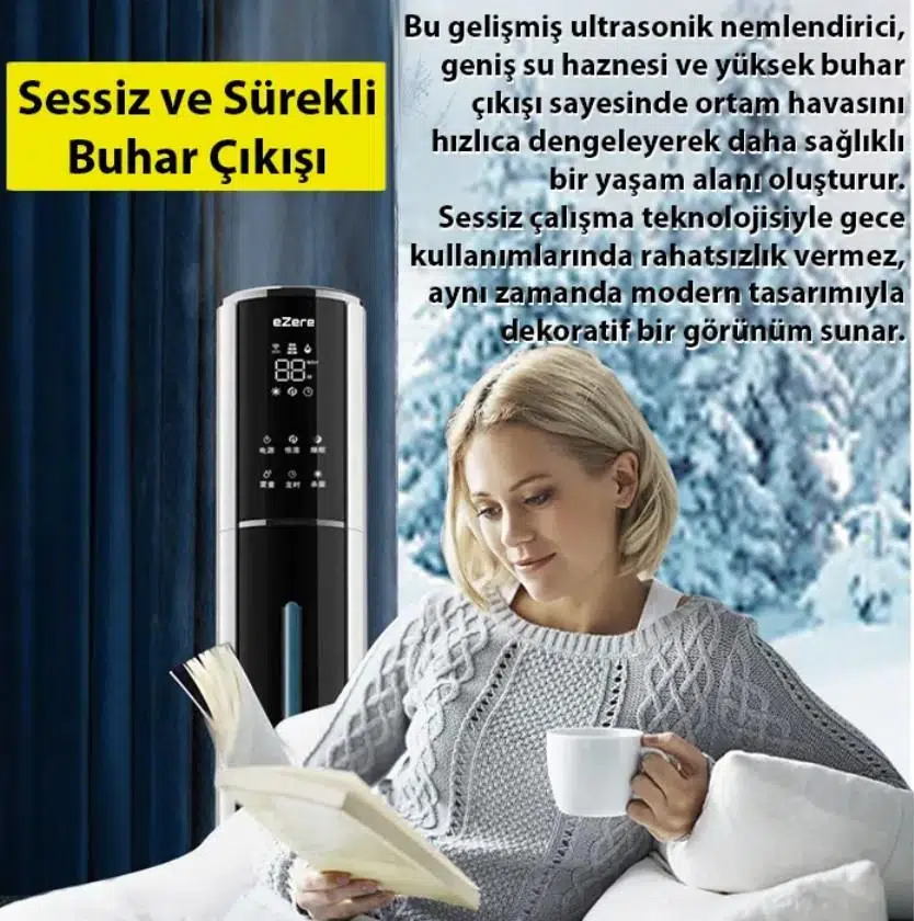 EZERE AquaPure MNS-A09 Ultrasonik Hava Nemlendirici EZERE AquaPure MNS-A09 Ultrasonik Hava Nemlendirici