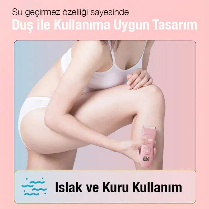 EZERE Saç sakal vücut tıraş makinesi Su Geçirmez Dijital Göstergeli Pembe EZERE Saç sakal vücut tıraş makinesi Su Geçirmez Dijital Göstergeli Pembe