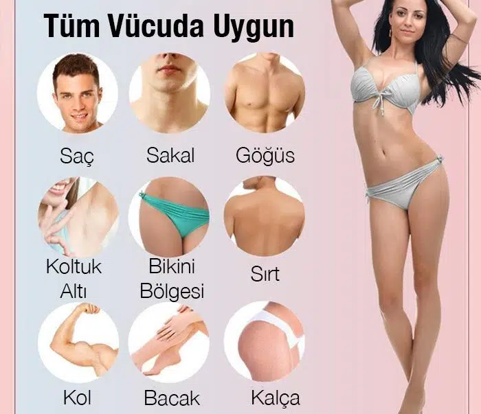 EZERE Saç sakal vücut tıraş makinesi Su Geçirmez Dijital Göstergeli Pembe EZERE Saç sakal vücut tıraş makinesi Su Geçirmez Dijital Göstergeli Pembe