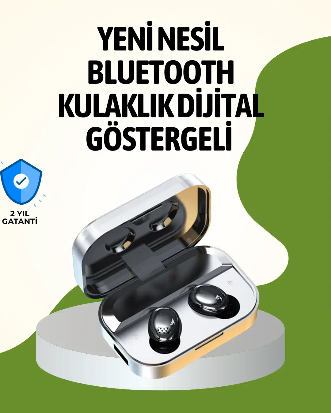 Gerçek Kablosuz Kulaklık – Bluetooth 5.0, Şarj Kutulu, Parmak İzi Kontrollü Gerçek Kablosuz Kulaklık – Bluetooth 5.0, Şarj Kutulu, Parmak İzi Kontrollü