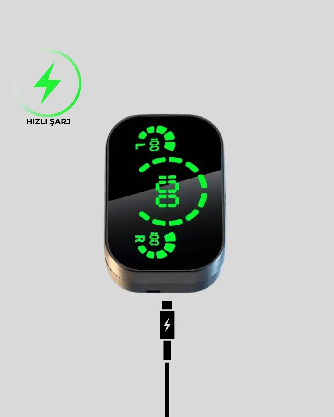 Gerçek Kablosuz Kulaklık – Bluetooth 5.0, Şarj Kutulu, Parmak İzi Kontrollü Gerçek Kablosuz Kulaklık – Bluetooth 5.0, Şarj Kutulu, Parmak İzi Kontrollü