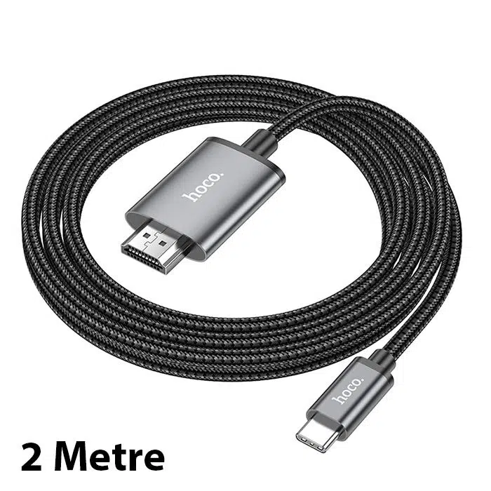 Hoco UA27 Type-c To HDMI HDTV Dönüştürücü Adaptör (4K 30Hz) Kablo Hoco UA27 Type-c To HDMI HDTV Dönüştürücü Adaptör (4K 30Hz) Kablo