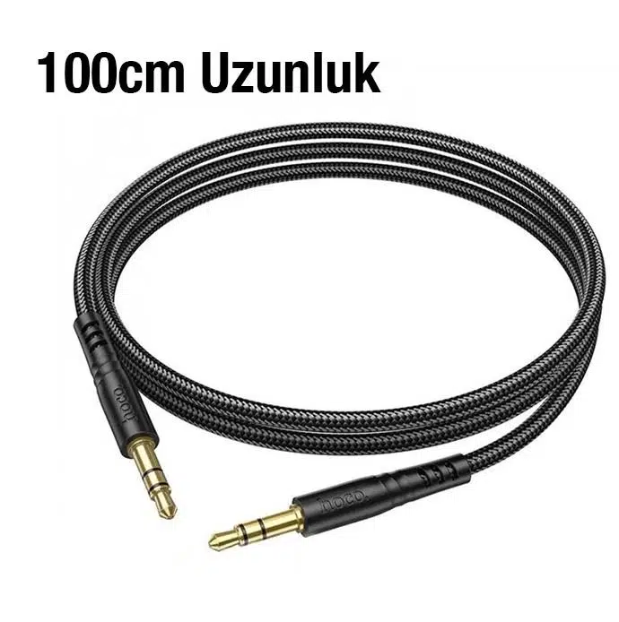 HOCO UPA24 AUX to AUX 3.5mm Ses Aktarım Kablosu 1mt HOCO UPA24 AUX to AUX 3.5mm Ses Aktarım Kablosu 1mt
