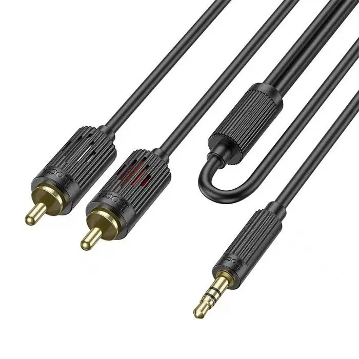 HOCO UPA28 3.5mm Jack to RCA Stereo Ses Sistemi Kablosu HOCO UPA28 3.5mm Jack to RCA Stereo Ses Sistemi Kablosu