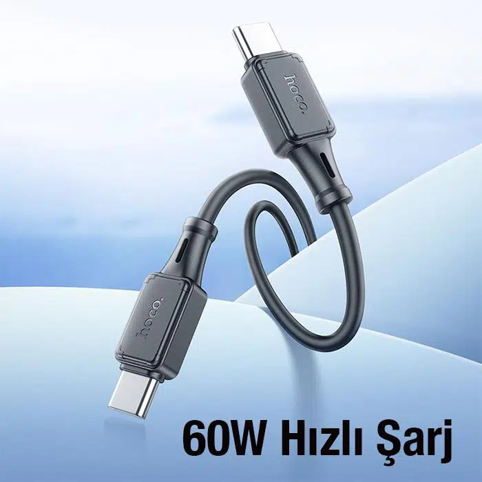 HOCO X101 60W Type-C to Type-C Hızlı Şarj ve Data Kablosu 1Metre HOCO X101 60W Type-C to Type-C Hızlı Şarj ve Data Kablosu 1Metre
