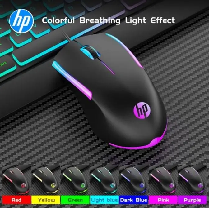 HP M-160 RGB Aydınlatmalı Kablolu USB Mouse HP M-160 RGB Aydınlatmalı Kablolu USB Mouse