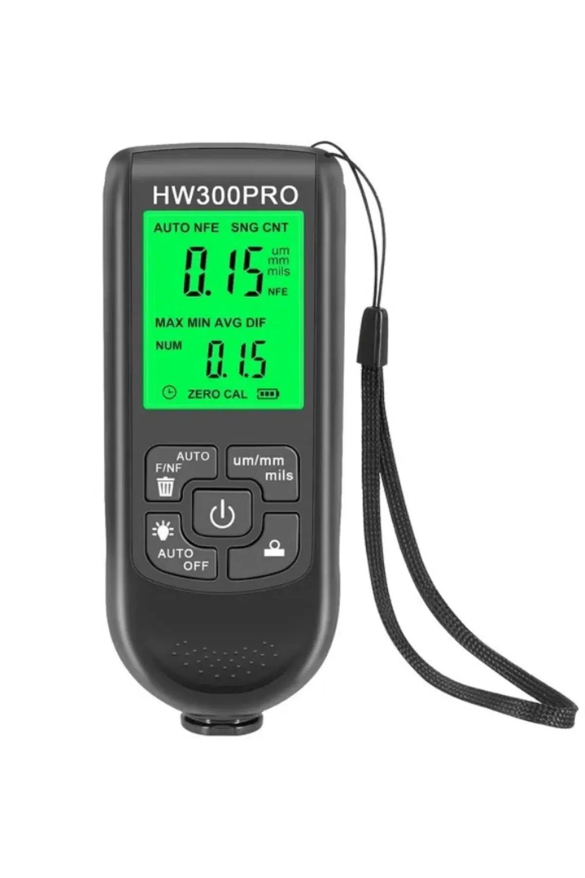Hw-300pro Oto Boya Kalınlık Ölçer 0-2000µm Fe & Nfe Kaplama Kalınlık Test Cihazı Hw-300pro Oto Boya Kalınlık Ölçer 0-2000µm Fe & Nfe Kaplama Kalınlık Test Cihazı
