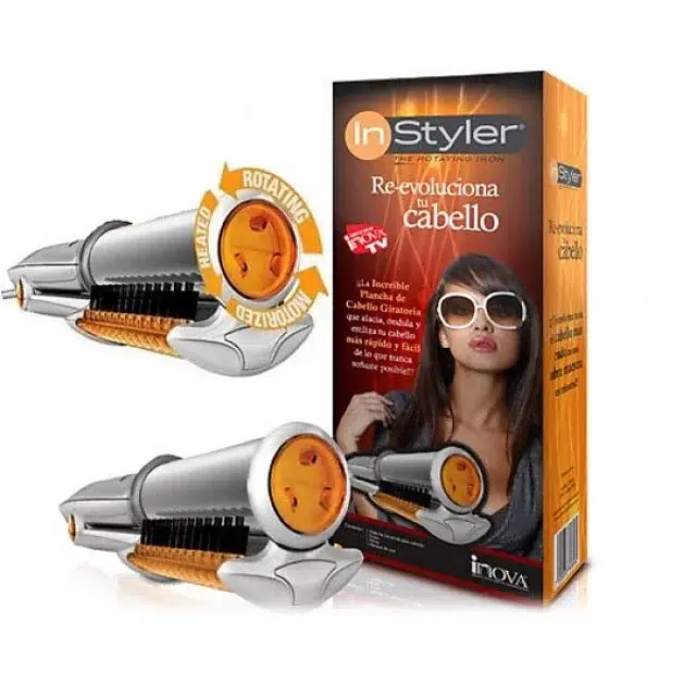 İnstyler Döner Demirli Ve At Kılı Selülit Fırçası Seti - Saçınızı Şekillendirin İnstyler Döner Demirli Ve At Kılı Selülit Fırçası Seti - Saçınızı Şekillendirin