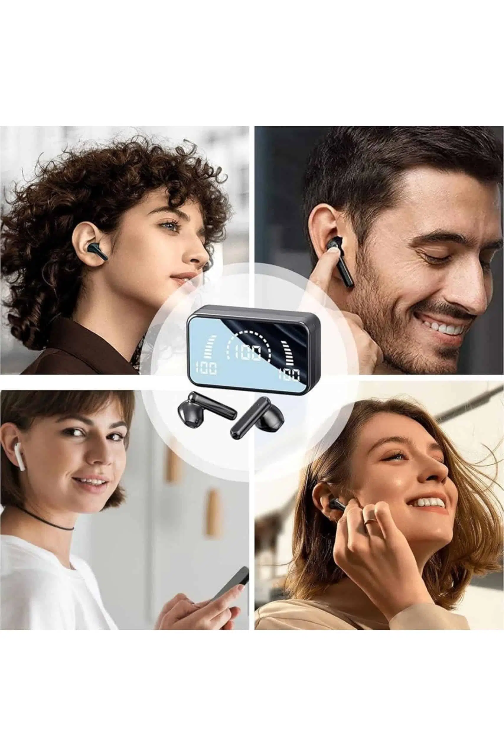 İos Android Uyumlu Bluetooth Kulaklık Kablosuz Kulaklık Yüksek Basslı İos Android Uyumlu Bluetooth Kulaklık Kablosuz Kulaklık Yüksek Basslı