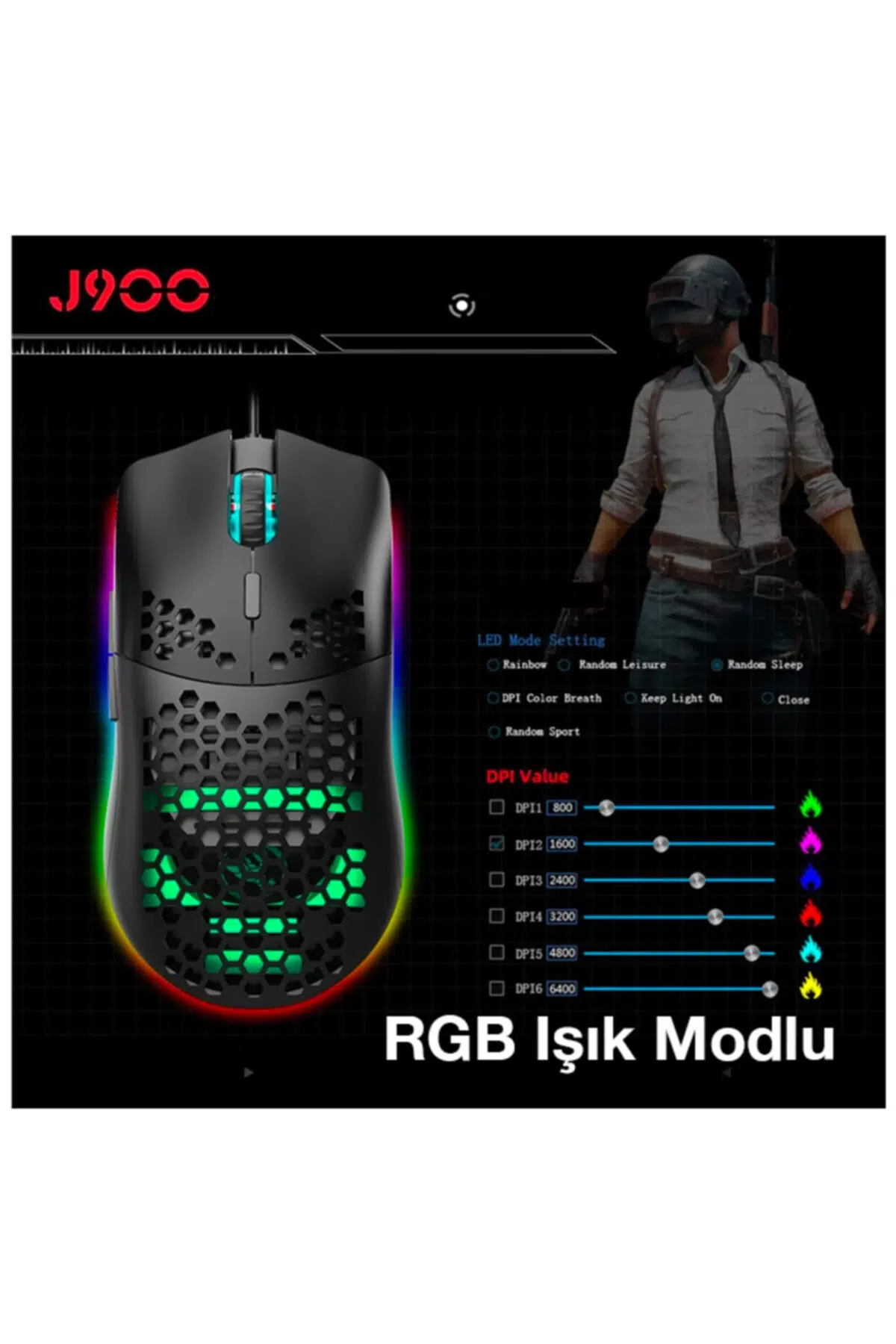 J900 Usb Kablolu Rgb Dpi Oyuncu Mouse Gaming Mouse J900 Usb Kablolu Rgb Dpi Oyuncu Mouse Gaming Mouse