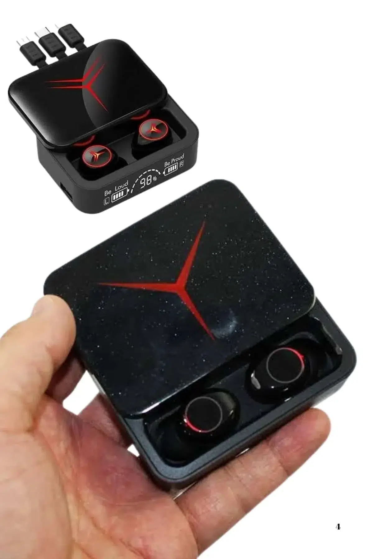Kablosuz Bluetooth Kulaklık Powerbank Özellikli Göstergeli Hd Mikrofon Kablosuz Bluetooth Kulaklık Powerbank Özellikli Göstergeli Hd Mikrofon