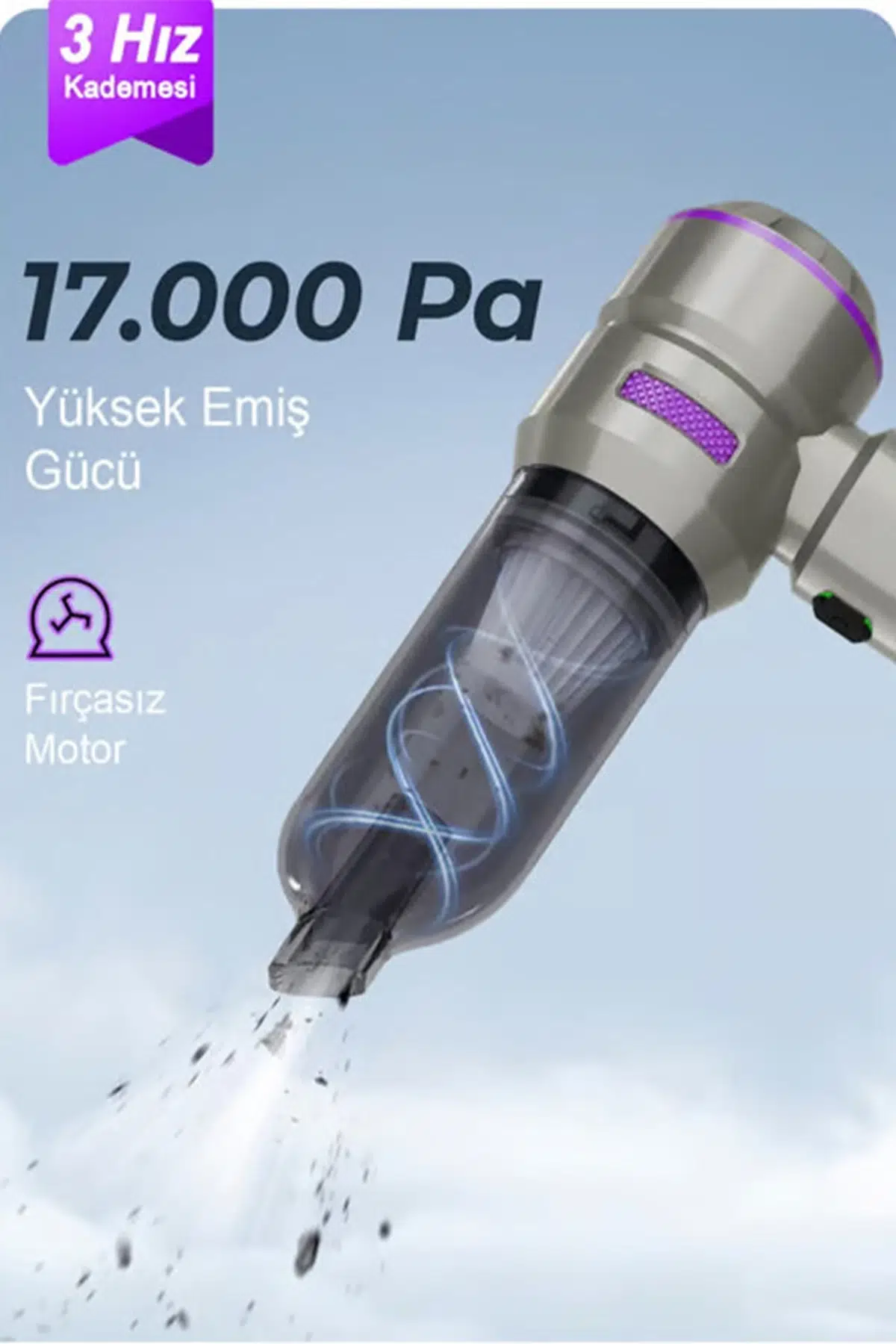 Kablosuz Taşınabilir Araç İçi El Süpürgesi 17000pa Güçlü Vakum 4’ü 1 Arada Çok Amaçlı Temizlik Kablosuz Taşınabilir Araç İçi El Süpürgesi 17000pa Güçlü Vakum 4’ü 1 Arada Çok Amaçlı Temizlik