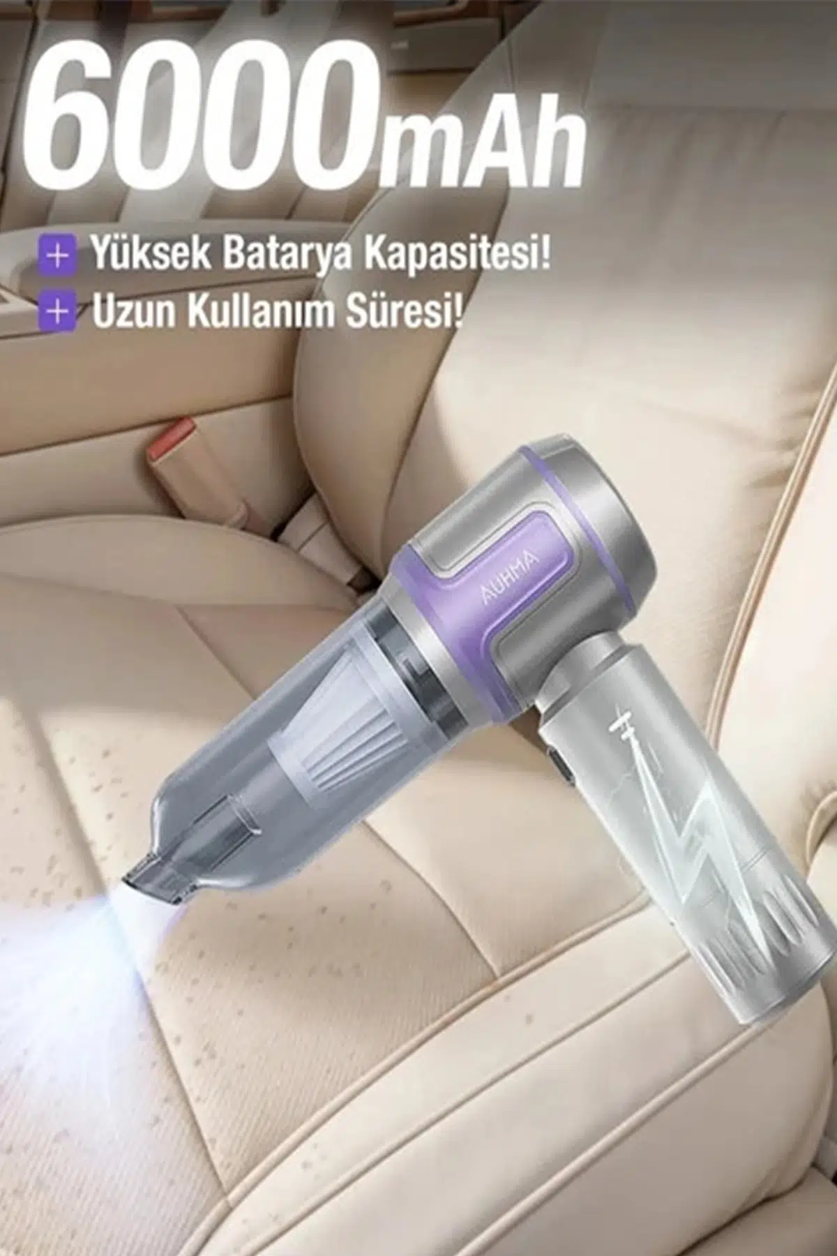 Kablosuz Taşınabilir Araç İçi El Süpürgesi 17000pa Güçlü Vakum 4’ü 1 Arada Çok Amaçlı Temizlik Kablosuz Taşınabilir Araç İçi El Süpürgesi 17000pa Güçlü Vakum 4’ü 1 Arada Çok Amaçlı Temizlik
