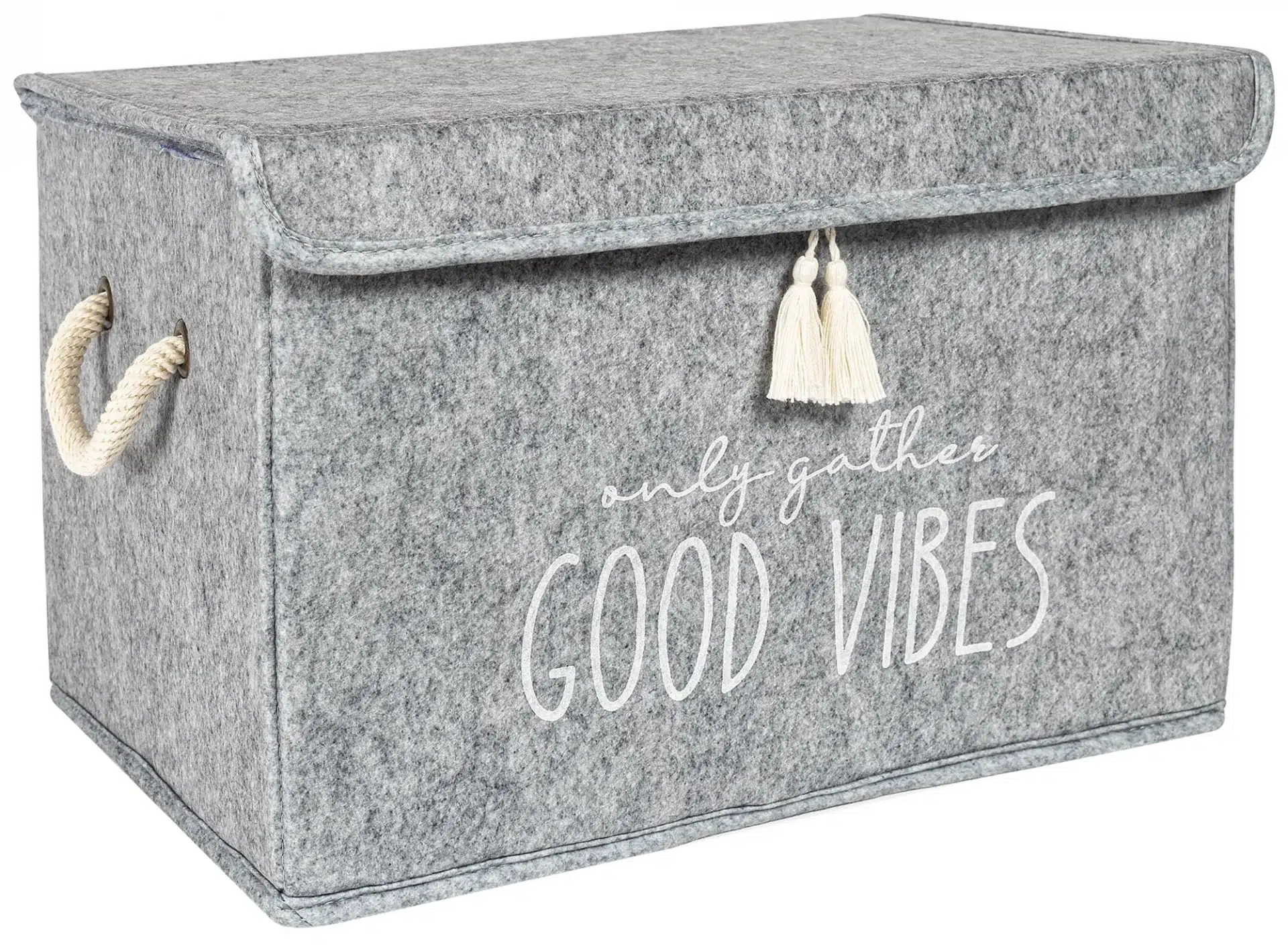 Kapaklı Püskül Detaylı Düzenleyici Çok Amaçlı Organizer Keçe Sepet (mini) - 03495 Kapaklı Püskül Detaylı Düzenleyici Çok Amaçlı Organizer Keçe Sepet (mini) - 03495