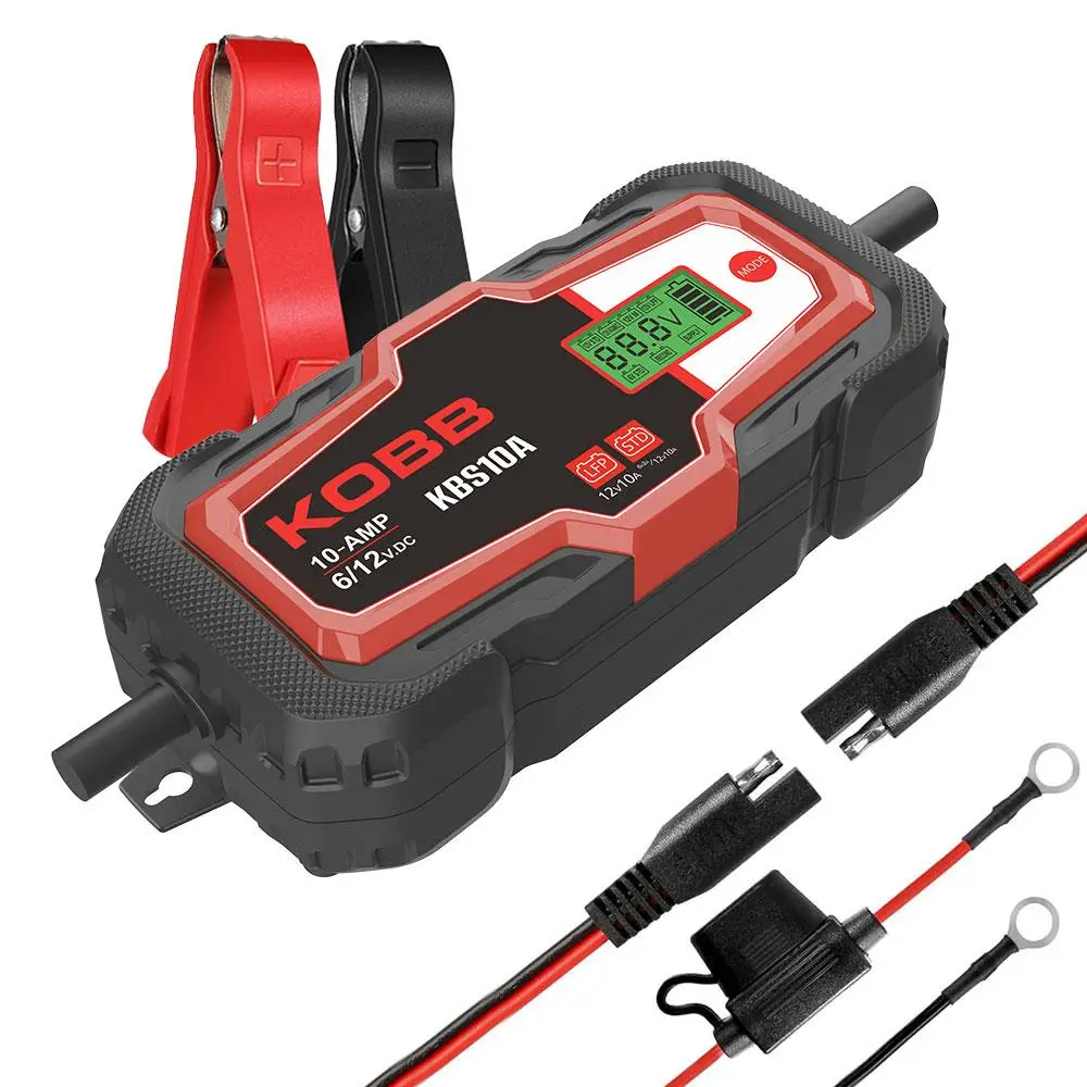 KOBB KBS10A 6/12V 200A Dijital Akü Şarj / Akü Bakım / Desülfatör ve Power Supply KOBB KBS10A 6/12V 200A Dijital Akü Şarj / Akü Bakım / Desülfatör ve Power Supply