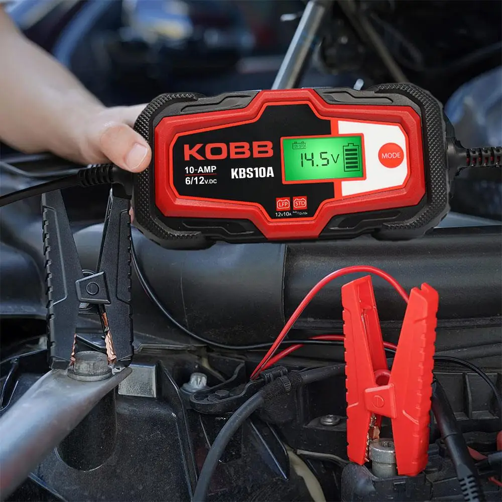 KOBB KBS10A 6/12V 200A Dijital Akü Şarj / Akü Bakım / Desülfatör ve Power Supply KOBB KBS10A 6/12V 200A Dijital Akü Şarj / Akü Bakım / Desülfatör ve Power Supply