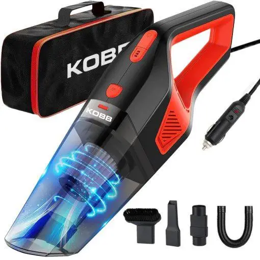 KOBB KBV12 12Volt/120Watt Araç Süpürgesi + 5 Parça Aksesuar Seti + Taşıma Çantası KOBB KBV12 12Volt/120Watt Araç Süpürgesi + 5 Parça Aksesuar Seti + Taşıma Çantası