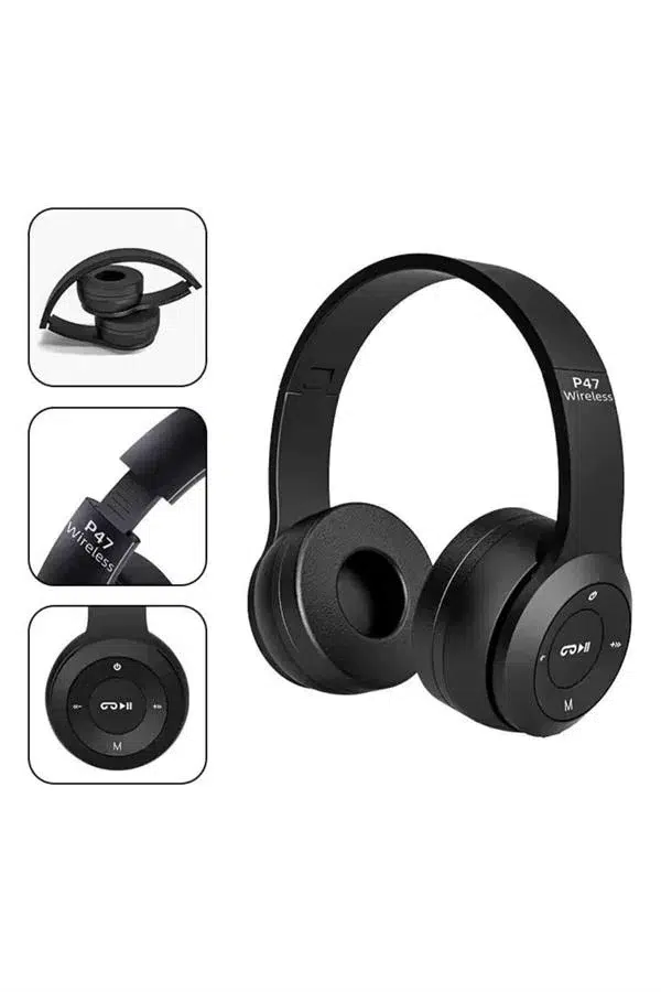 Kulak Üstü Bluetooth Kulaklık Yüksek Ses Kaliteli Ayarlanabilir Kulak Üstü Bluetooth Kulaklık Yüksek Ses Kaliteli Ayarlanabilir