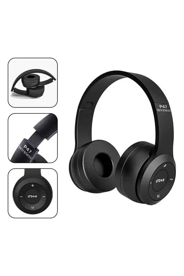 Kulak Üstü Bluetooth Kulaklık Yüksek Ses Kaliteli Ayarlanabilir Kulak Üstü Bluetooth Kulaklık Yüksek Ses Kaliteli Ayarlanabilir