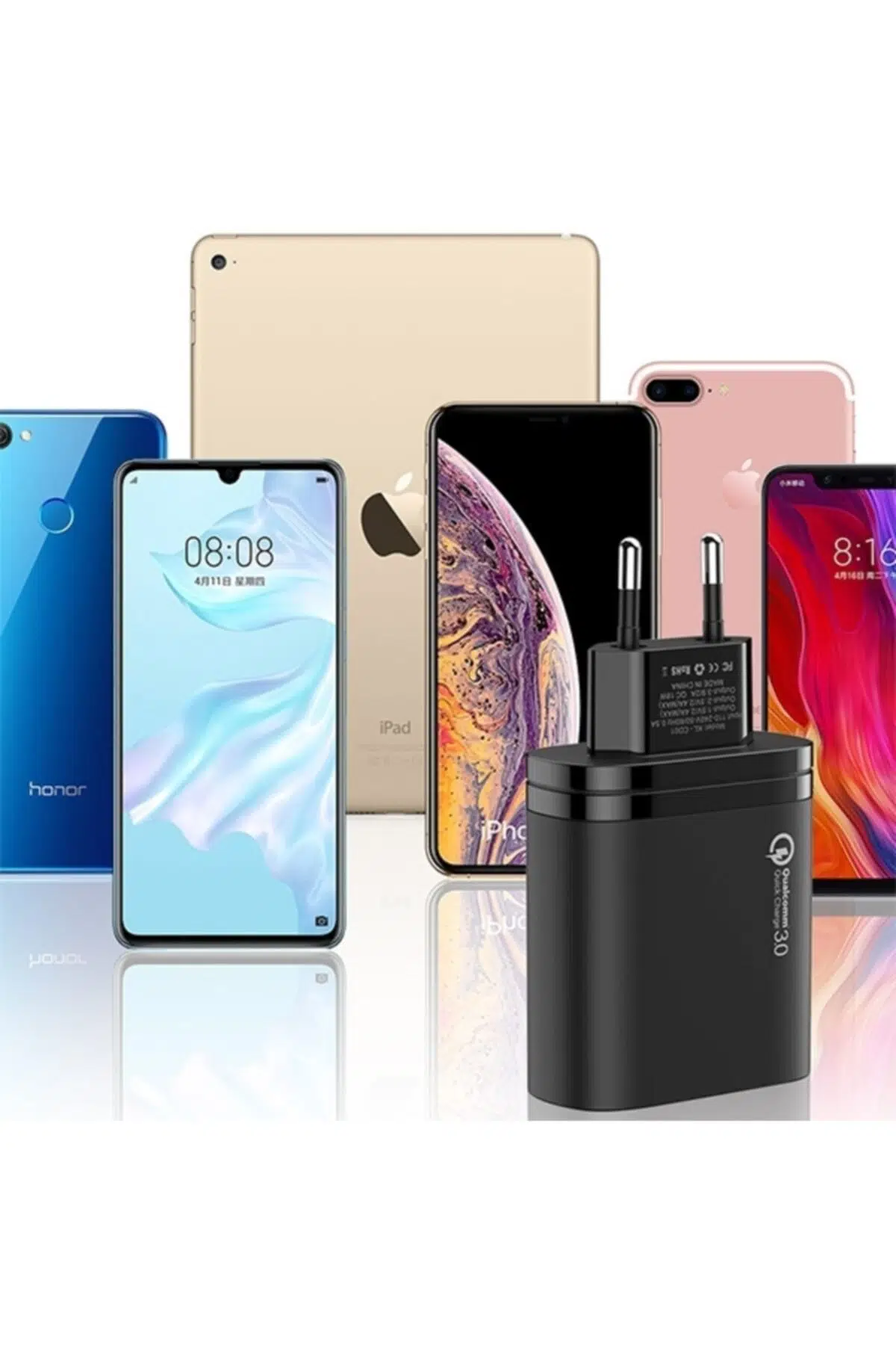 Kuulaa 3 Usb Qc3.0+pd 30w Hızlı Şarj Dijital Ekran Şarj Başlık Siyah Kuulaa 3 Usb Qc3.0+pd 30w Hızlı Şarj Dijital Ekran Şarj Başlık Siyah