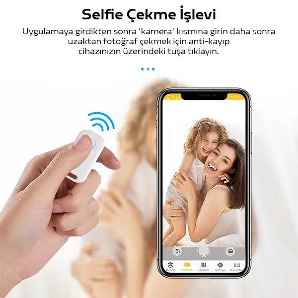 KUULAA Anti Lost Mini Bluetooth Akıllı Takip Cihazı Beyaz KUULAA Anti Lost Mini Bluetooth Akıllı Takip Cihazı Beyaz