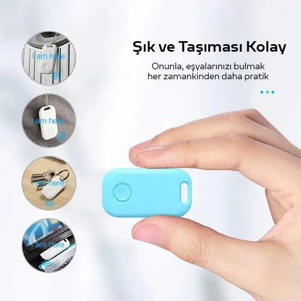 KUULAA Anti Lost Mini Bluetooth Akıllı Takip Cihazı Beyaz KUULAA Anti Lost Mini Bluetooth Akıllı Takip Cihazı Beyaz