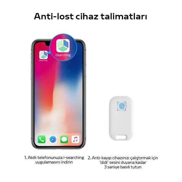 KUULAA Anti Lost Mini Bluetooth Akıllı Takip Cihazı Beyaz KUULAA Anti Lost Mini Bluetooth Akıllı Takip Cihazı Beyaz