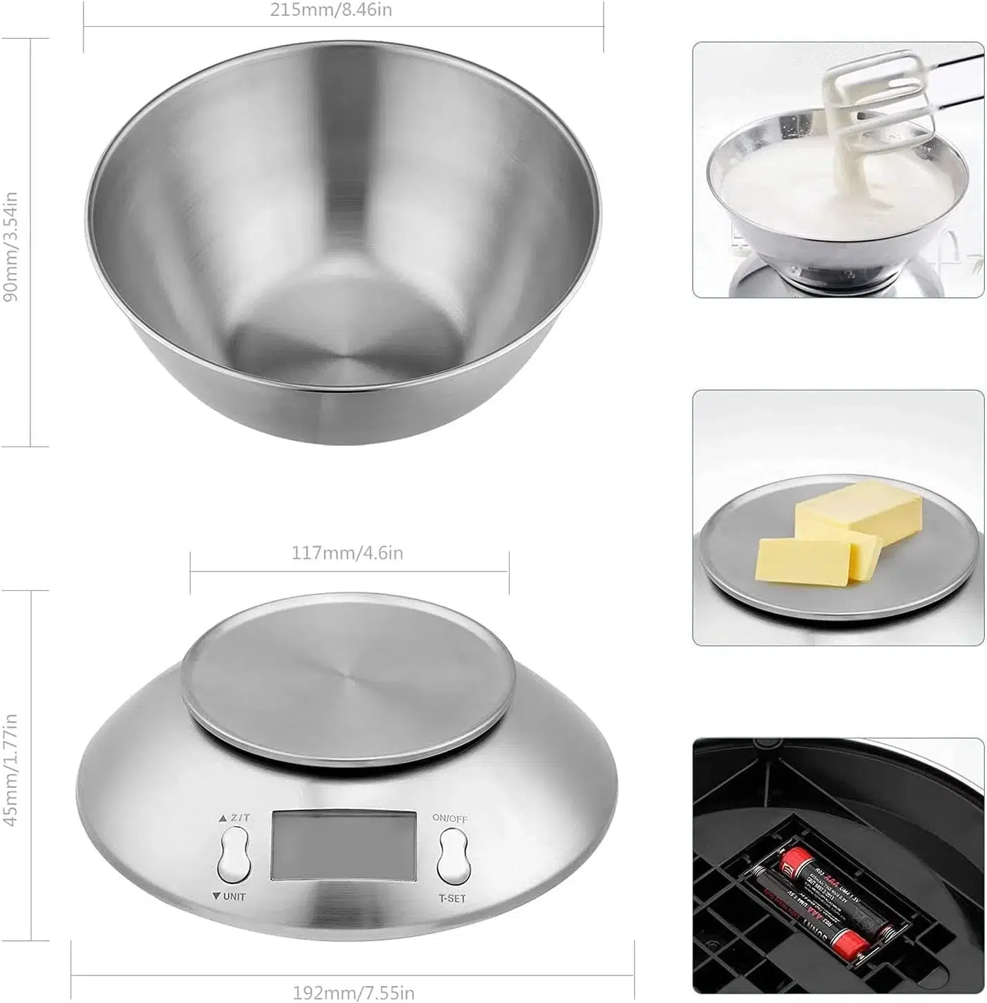 Lcd Ekran Elektronik Dijital Mutfak Terazisi İnox Hassas Mutfak Tartısı Lcd Ekran Elektronik Dijital Mutfak Terazisi İnox Hassas Mutfak Tartısı
