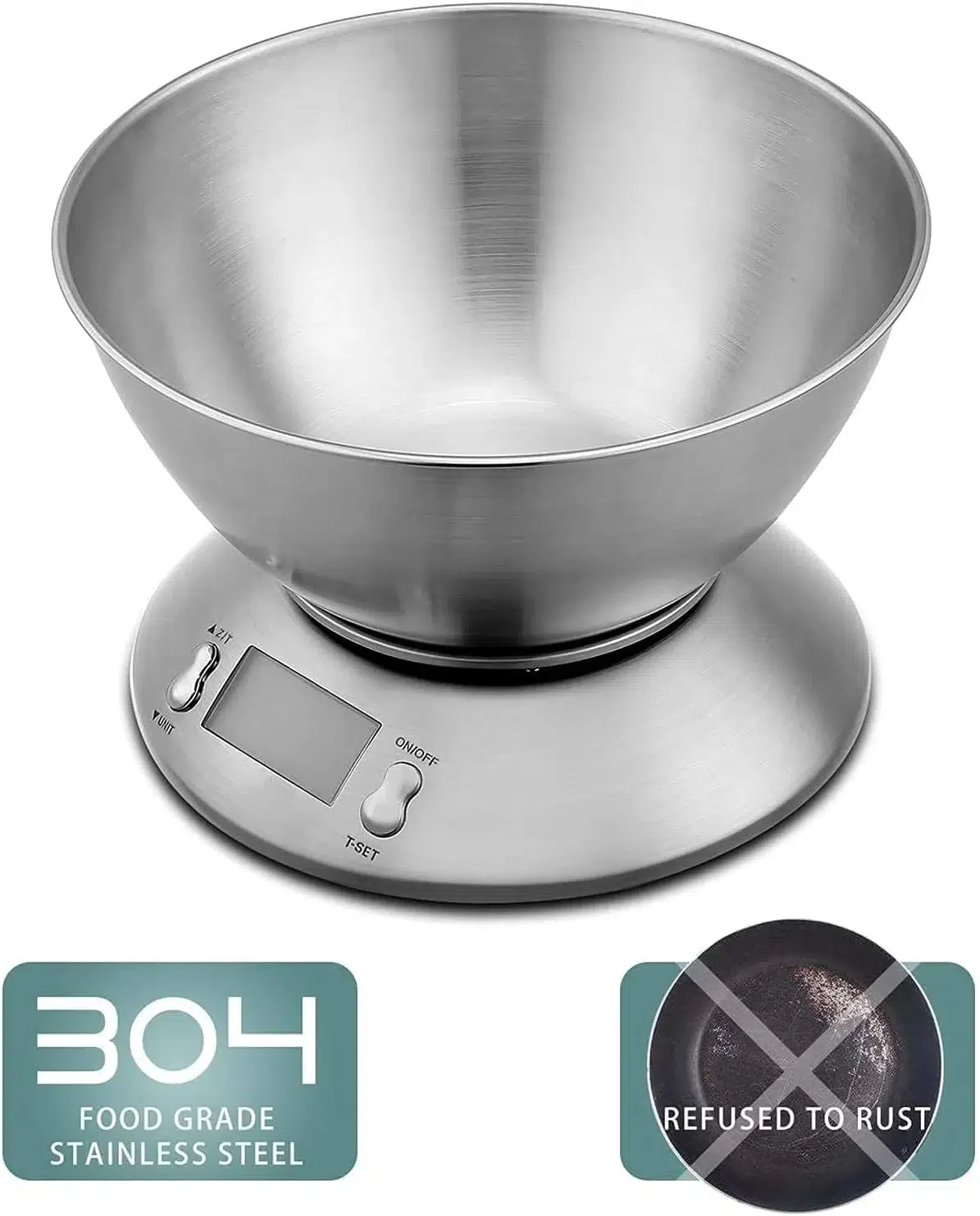 Lcd Ekran Elektronik Dijital Mutfak Terazisi İnox Hassas Mutfak Tartısı Lcd Ekran Elektronik Dijital Mutfak Terazisi İnox Hassas Mutfak Tartısı