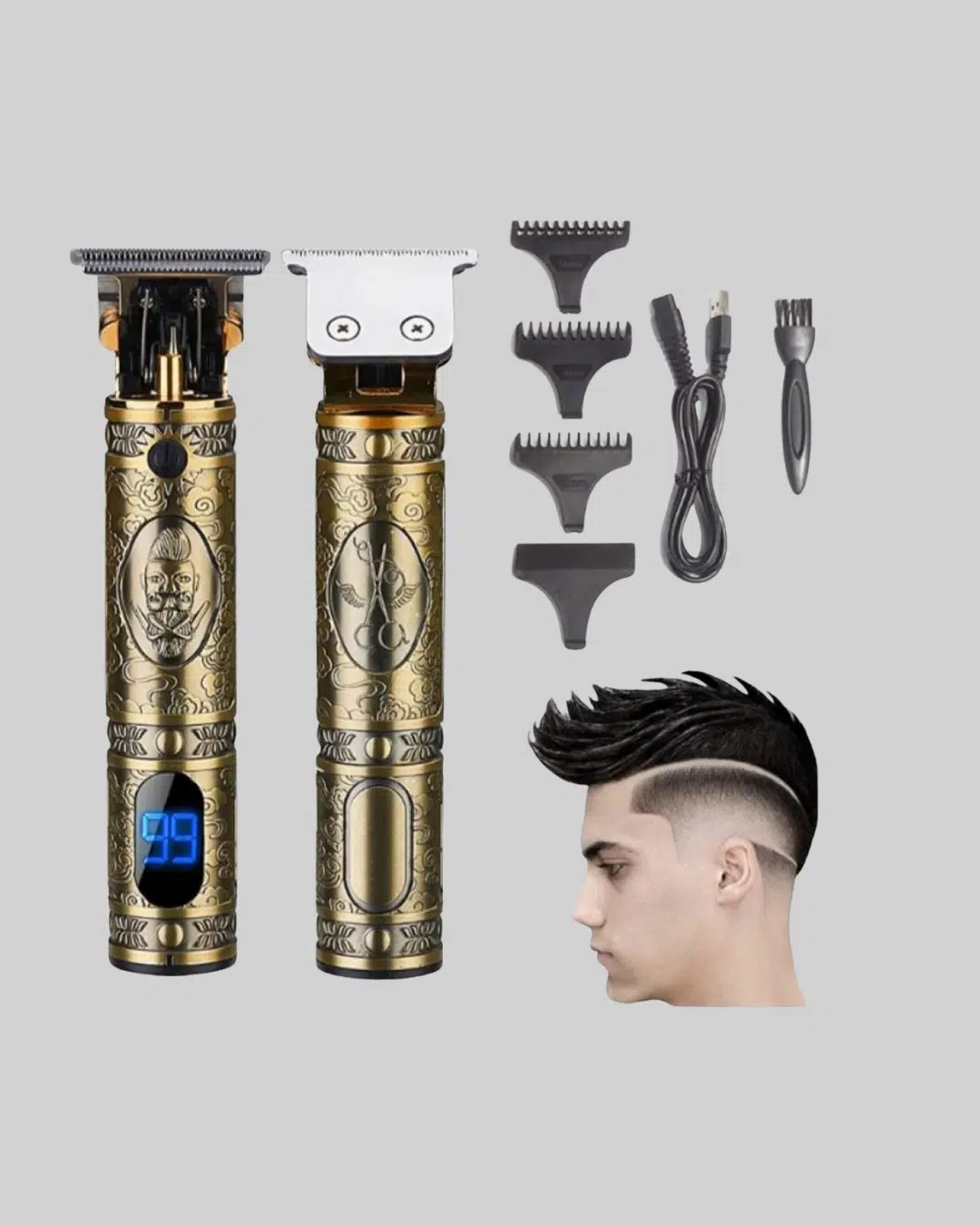 Lcd Ekranlı Şarjlı Tıraş Makinesi Erkek Saç Sakal Kesme Lcd Ekranlı Şarjlı Tıraş Makinesi Erkek Saç Sakal Kesme