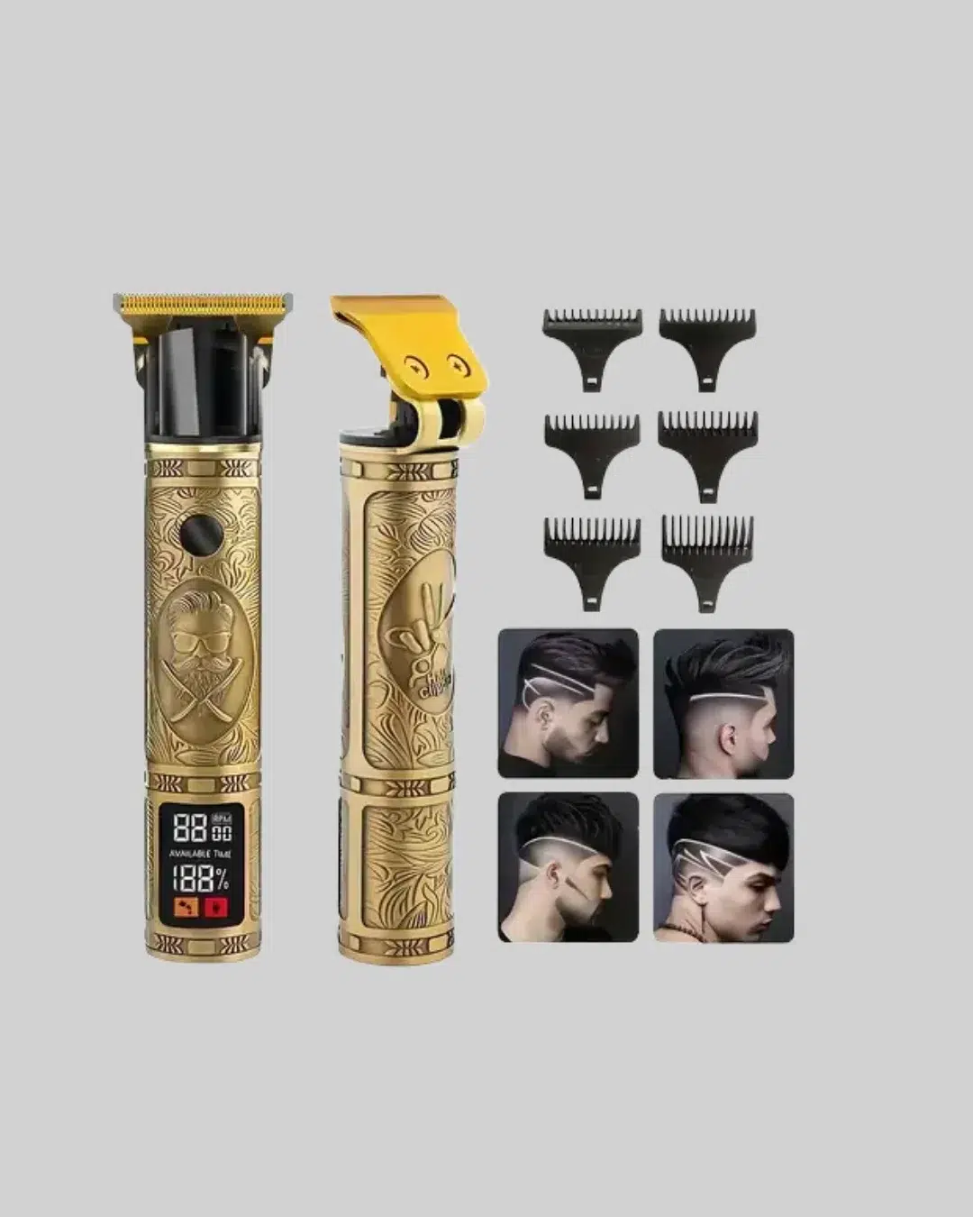 Lcd Ekranlı Şarjlı Tıraş Makinesi Erkek Saç Sakal Kesme Lcd Ekranlı Şarjlı Tıraş Makinesi Erkek Saç Sakal Kesme