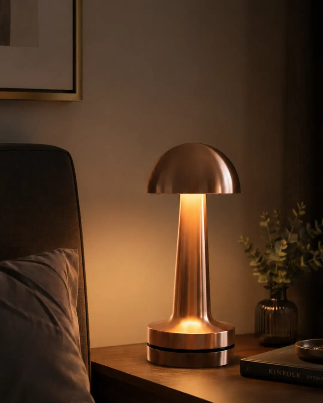 Mantar Masa Lambası Dokunmatik Led Gece Lambası