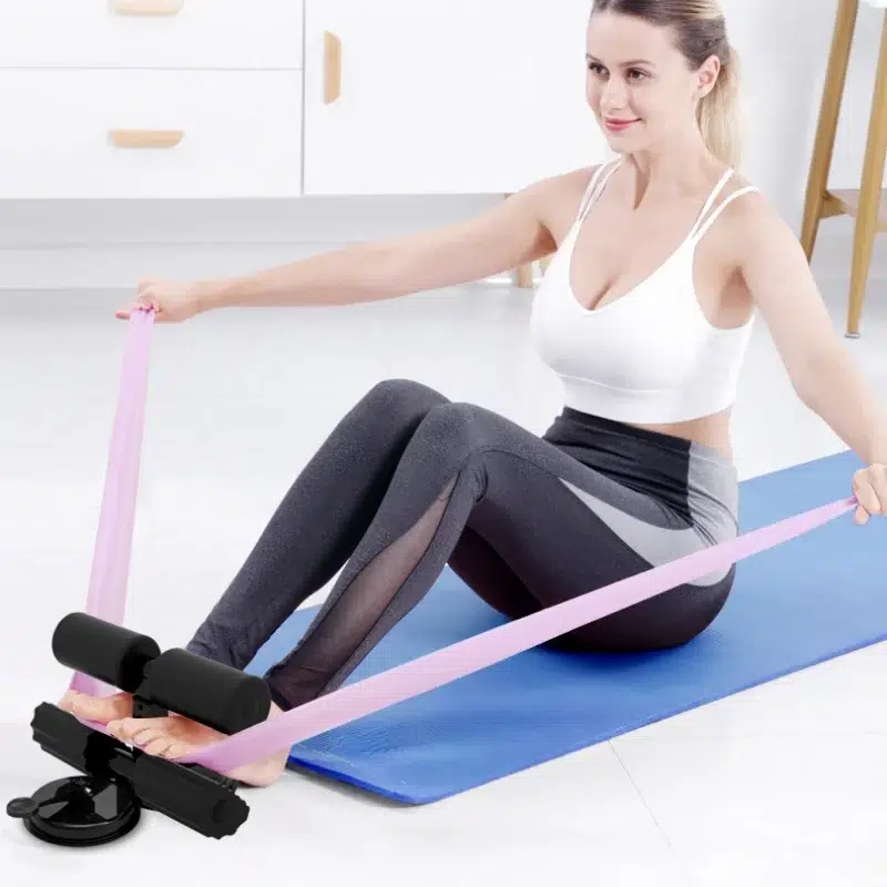 Mekik Çekme Spor Aleti Ayak Destekli Vantuzlu Mekik Çekme Spor Aleti Ayak Destekli Vantuzlu